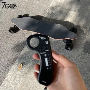 2022 moda tasarım 4 tekerlekler güçlü Longboard kayış tahrikli çift motorlu üretici ucuz longboard elektrikli kaykay