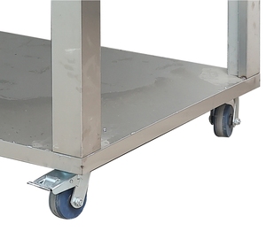 Four à gaz commercial 1 niveau 2 plateaux avec support pour boulangerie et usine de snacks - Product Image 4