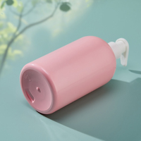 Bouteille de shampoing en plastique rose mat vide de 200 ml, 250 ml, 300 ml, 500 ml, 800 ml en gros pour après-shampoing avec bouchon ou pompe
