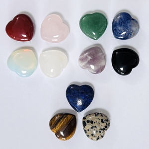 Piedras Decorativas Naturales de 2 cm, Forma de Corazón, Amor, Sanación, Cuarzo Ecológico, Chakra, para el Hogar, Espiritualidad - Product Image 3