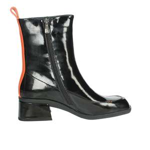 Bottines noires plates pour femme, style mi-mollet, de la marque Manufacture D'Essai - Product Image 4