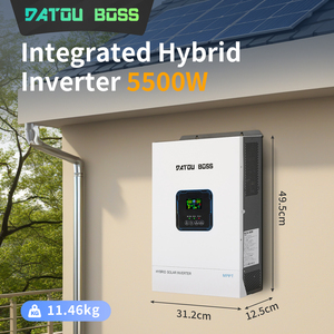 Convertisseur solaire hybride tout-en-un 5500W 48V, <span class=keywords><strong>contrôleur</strong></span> <span class=keywords><strong>MPPT</strong></span> 8500W, convertisseur à onde sinusoïdale pure 100V-120V pour stockage d'énergie domestique - Product Image 1