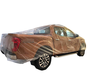 L'usine fournit directement des vêtements de voiture transparents jetables Film plastique résistant au soleil et à la pluie Housse de voiture pour <span class=keywords><strong>automobile</strong></span> - Product Image 6