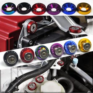 Lot de 10 boulons hexagonaux universels M6 de 20 mm pour modification de style automobile, rondelles de garde-boue JDM, accessoires de plaque d'immatriculation et accessoires auto - Product Image 6