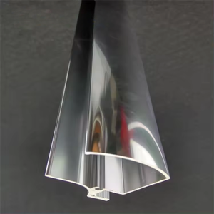 Đánh Bóng kết thúc mới nhôm tắm Màn hình hồ sơ 6000 loạt sáng bóng nhôm tắm cửa khung phòng tắm Tủ hồ sơ - Product Image 3