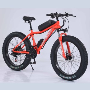 Vélo de montagne électrique à suspension intégrale pas cher, 26 pouces, 500 W, 48 V, pneus larges - Product Image 4
