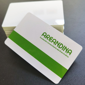 Carta IC bianca a induzione, tipo NFC, con pellicola Fudan Plus, per controllo accessi hotel e rilevazione presenze, in PVC, modello 396, Shenzhen - Product Image 1