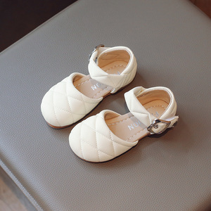 Spring New Style Girls PU Leather <strong>Shoes</strong> Soft Sole Princess Fashion Shallow Mouth Hook and Loop <strong>Shoes</strong> - Product Image 6