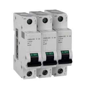 Interruptor de Circuito en Miniatura C65N Serie DC 1P C40A C32A C20A C63A Curva C/D 6kA Plástico Industrial Solar Fotovoltaico DC - Product Image 1