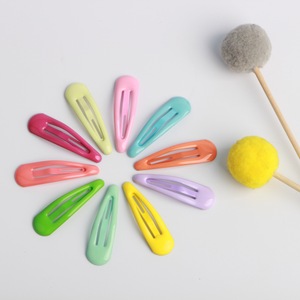 4cm coloré goutte d'huile BB Version coréenne Aron couleur mignon enfants bébé accessoires frange côté Clip cheveux ornement - Product Image 4