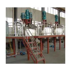 1 ton batch 3000 l 5000l continuous stirred tank polyester polyester polyol polymerization reactor with thermal coil trade