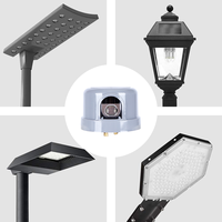 CNRIYA 105-135V Interrupteur à capteur photoélectrique extérieur, dispositif d'éclairage public électronique contrôlé par la lumière, pour éclairage jour/nuit, à détection inductive