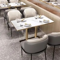 Meubles de restaurant de luxe de haute qualité, chaise, table basse, table de restauration rapide pour hôtel, canapé, banquette de restaurant, sièges de banquette de restaurant