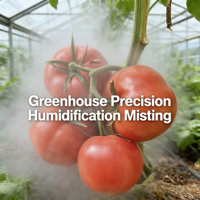 Humidificateur et refroidisseur pour serre agricole, atomisation fine et suppression de la poussière pour pépinière de fruits, buse en acier inoxydable anti-colmatage