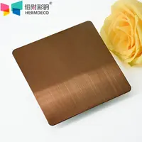 Aisi Metal Rose Gold Color Acero Hairline Interior Decoration Wall Panels Supplier Plate 316 304 Stainless Steel Price Egypt