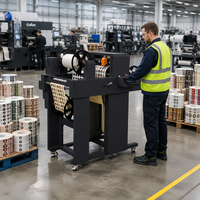 Machine de finition numérique de rouleaux d'étiquettes Purcell améliorée, découpeuse de stickers, découpeuse à contour avec caméra CCD