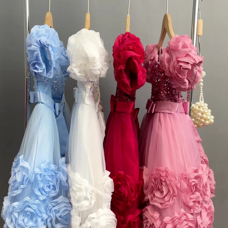 MQATZ Wedding Dresses Kids Baby Frocks