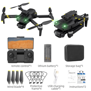 2023 s172max Tránh chướng ngại vật có thể gập lại <span class=keywords><strong>quadcopter</strong></span> rc DRONA mini bay không người lái không chổi than với 4K kép ESC máy ảnh quang học dòng chảy - Product Image 6