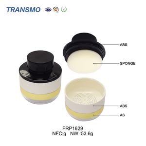 Conteneur de blush en gros, poudre vide, poudre pour la ligne des cheveux, contouring avec une éponge douce, étiquette privée - Product Image 3