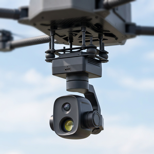 3 Axis ZT6 Mini Dual Sensor Optical Pod 640*512 Thermal Imaging <b>4K</b> AI Tracking Gimbal <b>Camera</b> For Security Search <b>Drone</b> - Product Image 4