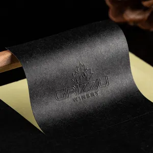 Özel özel dokulu kağıt kabartmalı etiketler etiket logosu iş çıkartmaları