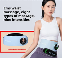 Ceinture de massage vibrante chauffante EMS, masseur électrique de la taille rechargeable avec contrôle intelligent, personnalisable OEM