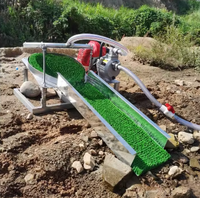 Installation mobile motorisée de lavage d'or alluvial à haut rendement – Petite machine d'extraction d'or pour le traitement du sable de rivière et des placers aurifères