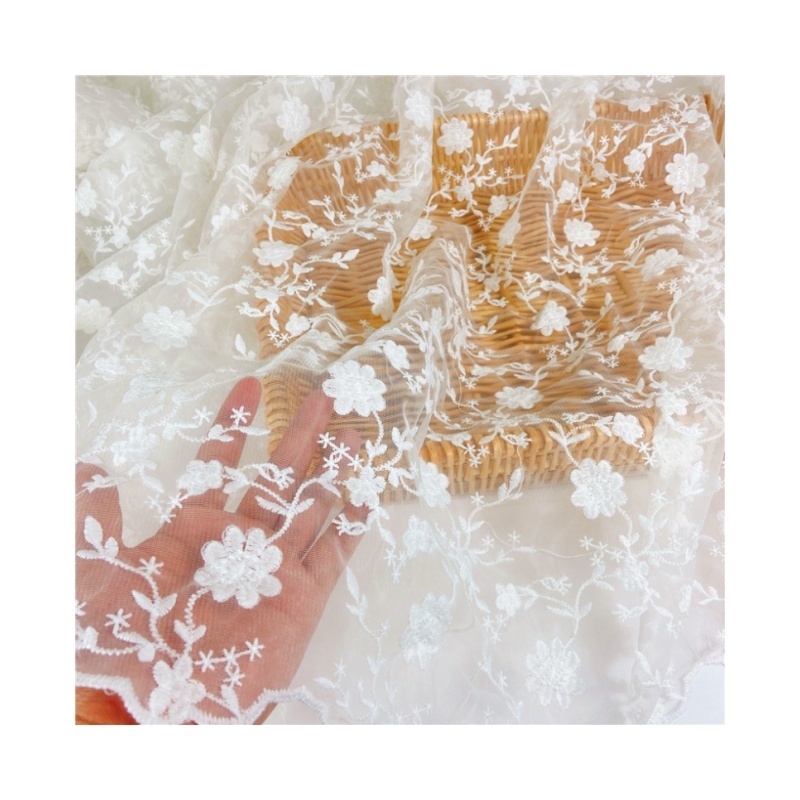 Water Soluble Lace Embroidered African Lace