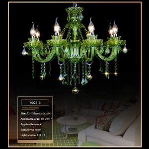 <span class=keywords><strong>Lampadario</strong></span> a Sospensione in Cristallo Stile Europeo, Lampada a Candela <span class=keywords><strong>Verde</strong></span>, Lussuoso per Soggiorno, Ristorante, Camera da Letto, KTV, Bar - Product Image 3