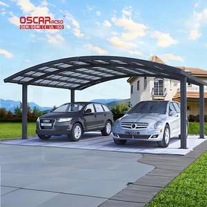 Abri <span class=keywords><strong>pour</strong></span> voiture et <span class=keywords><strong>vélo</strong></span> en aluminium, imperméable, protection UV, garage, patio, allée, abri <span class=keywords><strong>pour</strong></span> voiture - Product Image 2