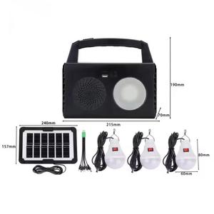 New Trend Solar Indoor Lighting System with 3 Watt Solar Panel FM Radio and Mobile Phone Charging Solar Lighting Kits - Product Image 4
