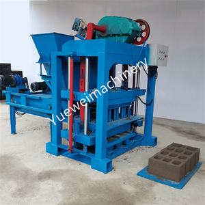 Machine à fabriquer des blocs creux en béton YUEWEI Henan à bas prix avec moule à engrenages et roulement, semi-automatique, électrique, personnalisable, garantie de 3 ans - Product Image 2