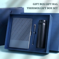 Sets de Regalo de Cuadernos de Cuero Corporativos al por Mayor, Personalizables, Caja de Regalo de Lujo para Cuaderno Diario A5 con Bolígrafo