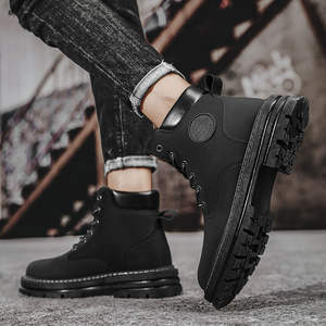 Zapatos de Senderismo para Hombre, Cómodos e Impermeables, con Punta Redonda, Parte Superior de Cuero Genuino, Suela de TPR, Detalle de Malla, Aptos para Todas las Estaciones - Product Image 6