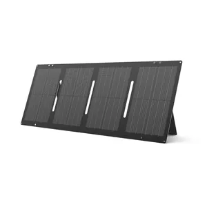 欧洲仓库送货户外60w便携式折叠太阳能电池板可折叠太阳能电池板套装露营者