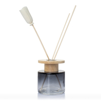 50ml 100ml 150ml 200ml bouteille en verre bâton de parfum arôme maison parfums verre Reed diffuseur bouteille