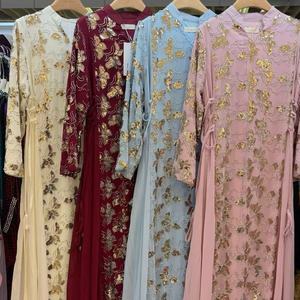 Vestidos <span class=keywords><strong>de</strong></span> Fiesta Islámicos <span class=keywords><strong>de</strong></span> Lujo 2026, Bordados con Cuentas, Manga Larga, Cintura Ajustable, Abaya Musulmana <span class=keywords><strong>de</strong></span> Dubái, Vestido <span class=keywords><strong>de</strong></span> Noche para Mujeres, Eid - Product Image 5