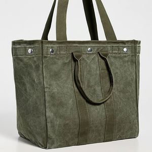 Bolsa de Mano Grande de Lona Personalizada con Bordado para Mujer, Bolsa de Hombro Impermeable y Portátil para Viajes de Invierno, Primavera, Verano y Otoño - Product Image 5