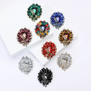 Rhinestone zinco liga broche para mulher chapeado mais cores para a escolha 1867906 - Product Image 2