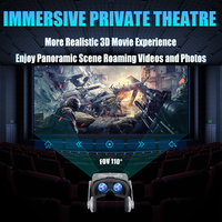 Nouvelles lunettes VR G07E, boîte de lunettes VR, films IMAX 3D, écran géant, lunettes de réalité virtuelle, casque VR pour téléphone de 4,7 à 7,2 pouces, prise en charge de la manette de jeu