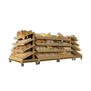 Étagère gondole double face en métal robuste Highbright pour supermarché et boulangerie - Product Image 2