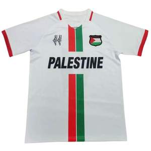 Kaus lengan pendek leher bulat Logo cetak Palestina musim panas kustom promosi - Product Image 4