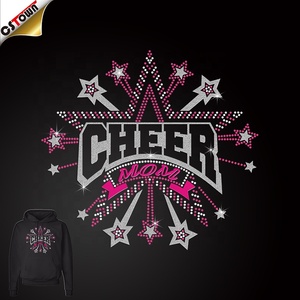 2025 प्रवृत्ति उत्पाद लाइव प्रेम नृत्य राइनस्टोन टी-शर्ट के लिए कस्टम हीट ट्रांसफर - Product Image 5