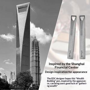 Stylo en titane PioneerEDC, stylo de luxe durable, stylos à bille, stylos EDC en verre de 5,8 pouces, stylo tactique pour l'extérieur, outil EDC - Product Image 2