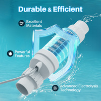Électrolyseur au sel T-CELL-15 de remplacement pour Hayward TurboCell T15 W3T-CELL-15 GLX-CELL-15-W pour piscines jusqu'à 40 000 gallons