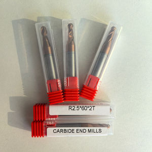 Fraises à bout en carbure revêtues de TiSin de haute qualité R2.5x60x2T Outils de fraisage CNC VALAX TOOLS Fabriqué en Chine OEM/ODM Support Garantie de 3 ans - Product Image 5