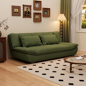 Divano Letto Convertibile Moderno Design Modulare Reclinabile Regolabile Rivestimento in Pelle Effetto Pelle di Gatto Telaio in Legno 3 Posti per Soggiorno - Product Image 4