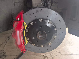 ชุดเบรก <span class=keywords><strong>Brembo</strong></span> GT6 สำหรับ BMW ซีรีส์ 7 รุ่น G11 G12 G70 อัพเกรดคาลิปเปอร์ 6 ลูกสูบ พร้อมจานเบรกเซรามิกคาร์บอนขนาด 400 มม. - Product Image 4