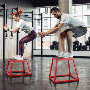Plyo <span class=keywords><strong>Box</strong></span> Plate-forme plyométrique en acier de 18 pouces Boîte d'agilité de saut Fitness Steps Up <span class=keywords><strong>Box</strong></span> pour Gym Cross Fitness - Product Image 5