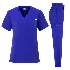 Uniforme médico enfermera superventas, pantalón estilo Jogger y uniforme superior con cuello en V para hombres y mujeres, uniforme médico de hospital - Product Image 5